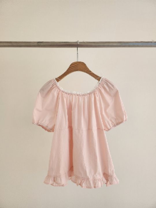 FEMME韓國東大門代購女裝新品休閑26春夏熱賣襯衫蕾絲衫蕾絲FEMME襯衫/蕾絲衫