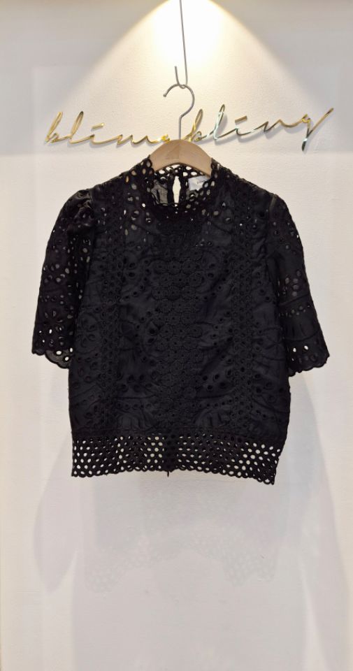 BLING BLING-S/RICO韓國代購女裝新品熱賣襯衫蕾絲衫蕾絲BLING BLING-S/RICO襯衫/蕾絲衫圖色2
