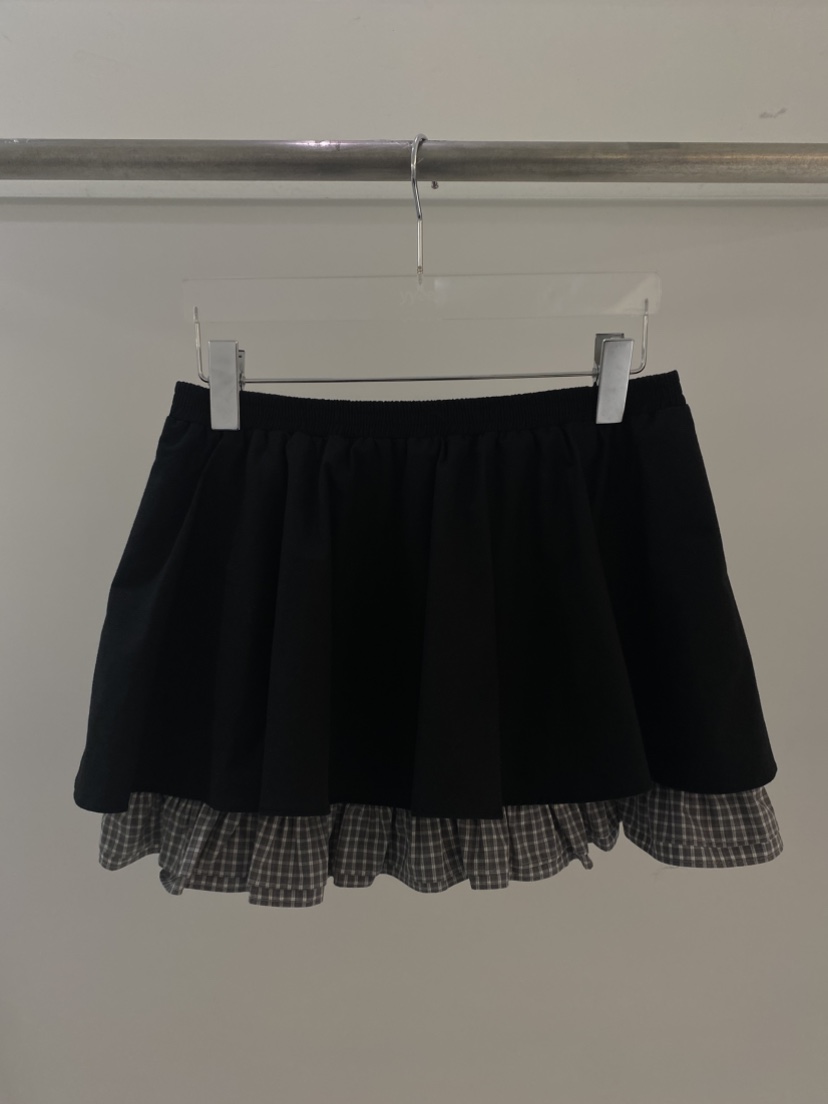 YES韓國代購女裝新款休閑推薦人氣職業時尚熱賣26春夏短裙YES短裙圖色2