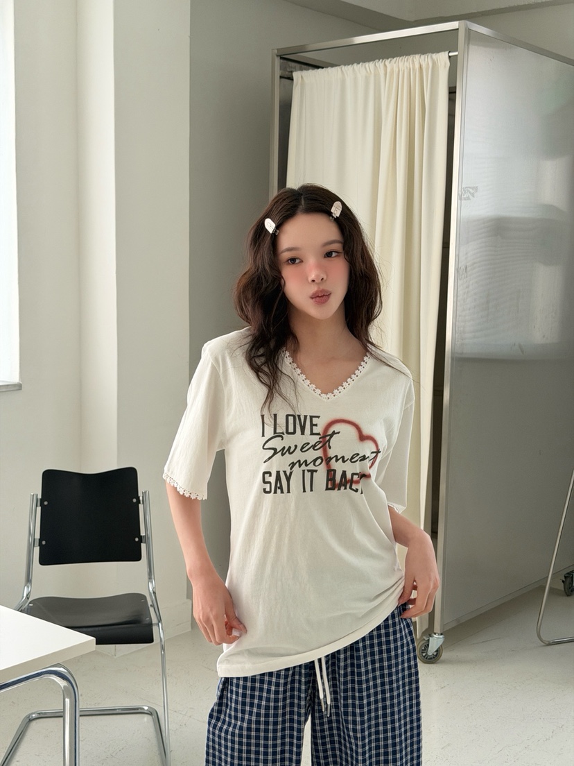 YES韓國東大門代購女士新款職業推薦休閑人氣26春夏熱賣T恤YEST恤