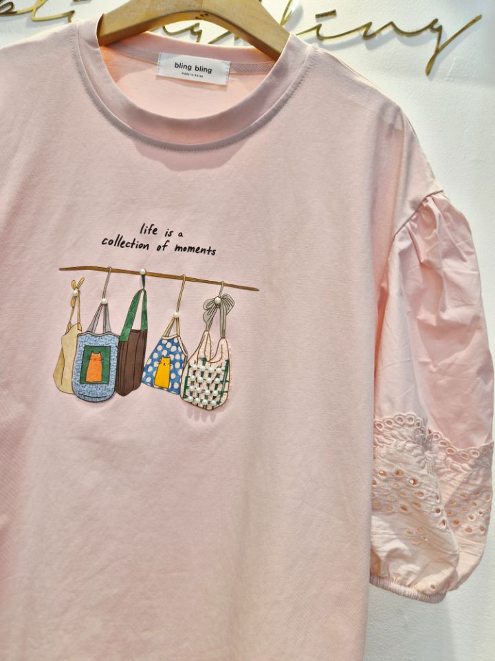 BLING BLING-S/RICO韓國東大門直郵女士新品熱賣時尚T恤BLING BLING-S/RICOT恤