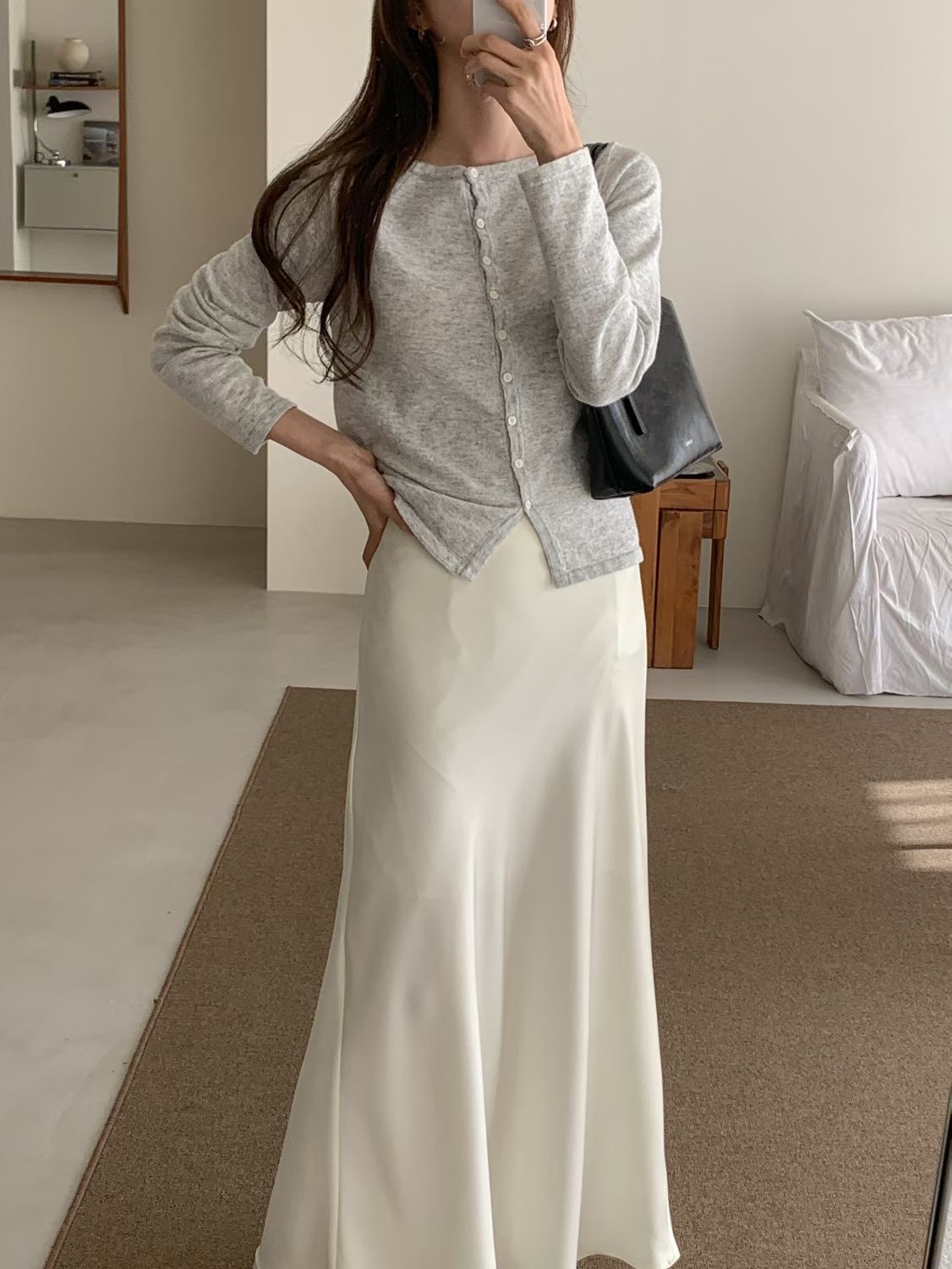 SUNDAY/FF韓國直郵實拍女士新款熱賣時尚休閑人氣推薦長裙SUNDAY/FF長裙