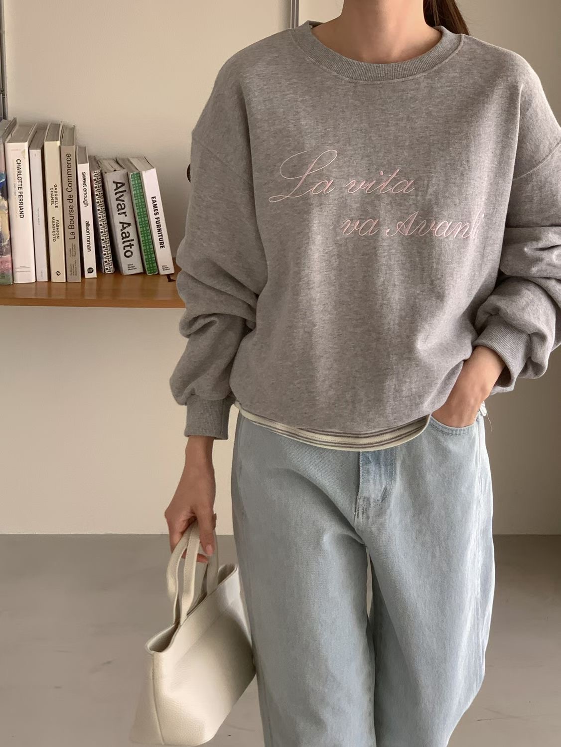 SUNDAY/FF韓國東大門代購女士新款職業休閑熱賣衛衣刺繡SUNDAY/FF衛衣圖色1