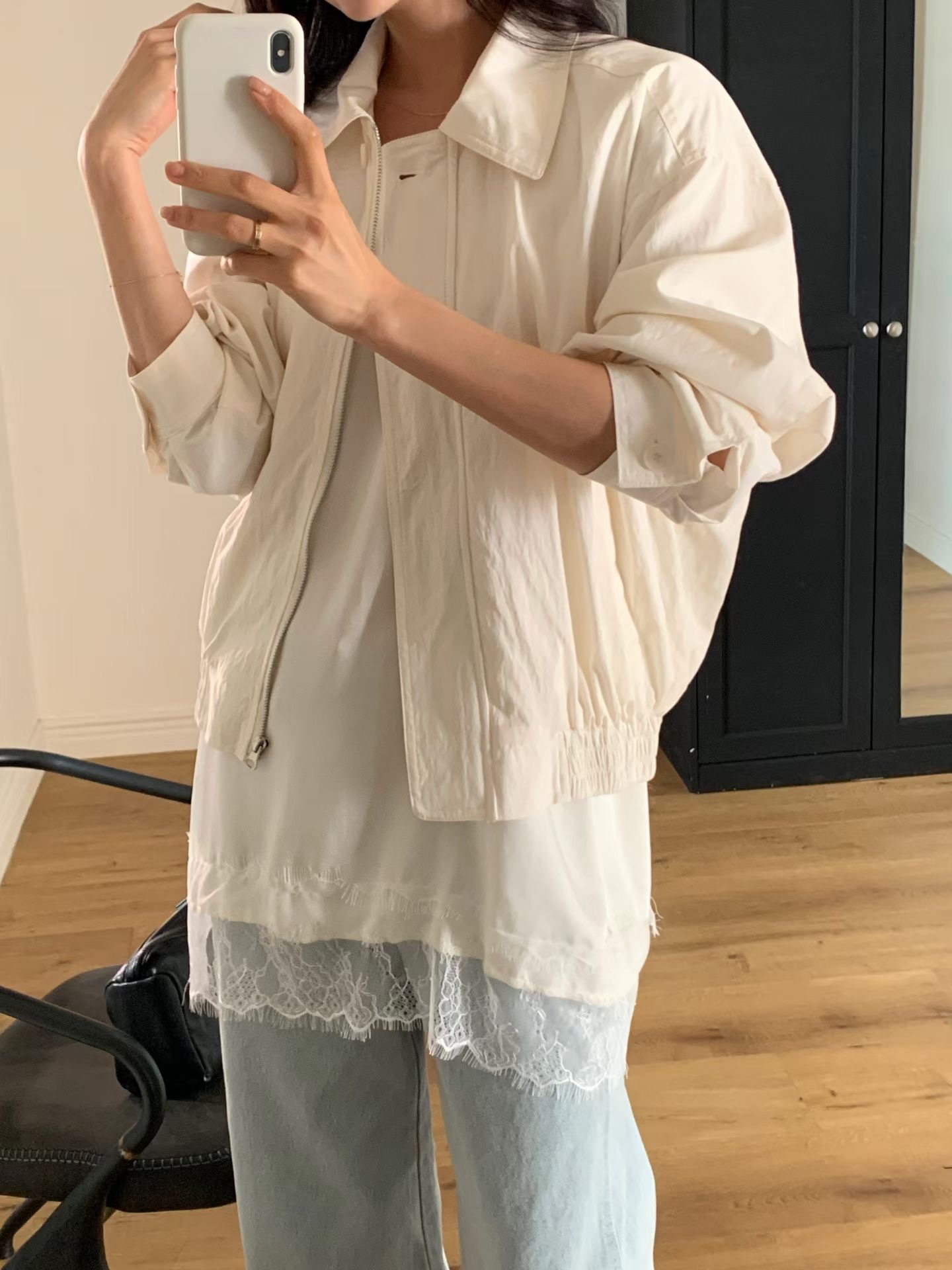 SUNDAY/FF韓國直郵實拍女士新品人氣熱賣休閑夾克不含內搭SUNDAY/FF夾克