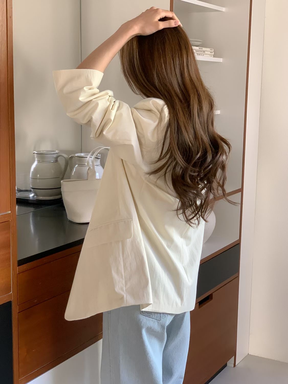 SUNDAY/FF韓國代購女裝新品時尚職業推薦26春夏熱賣夾克棉SUNDAY/FF夾克