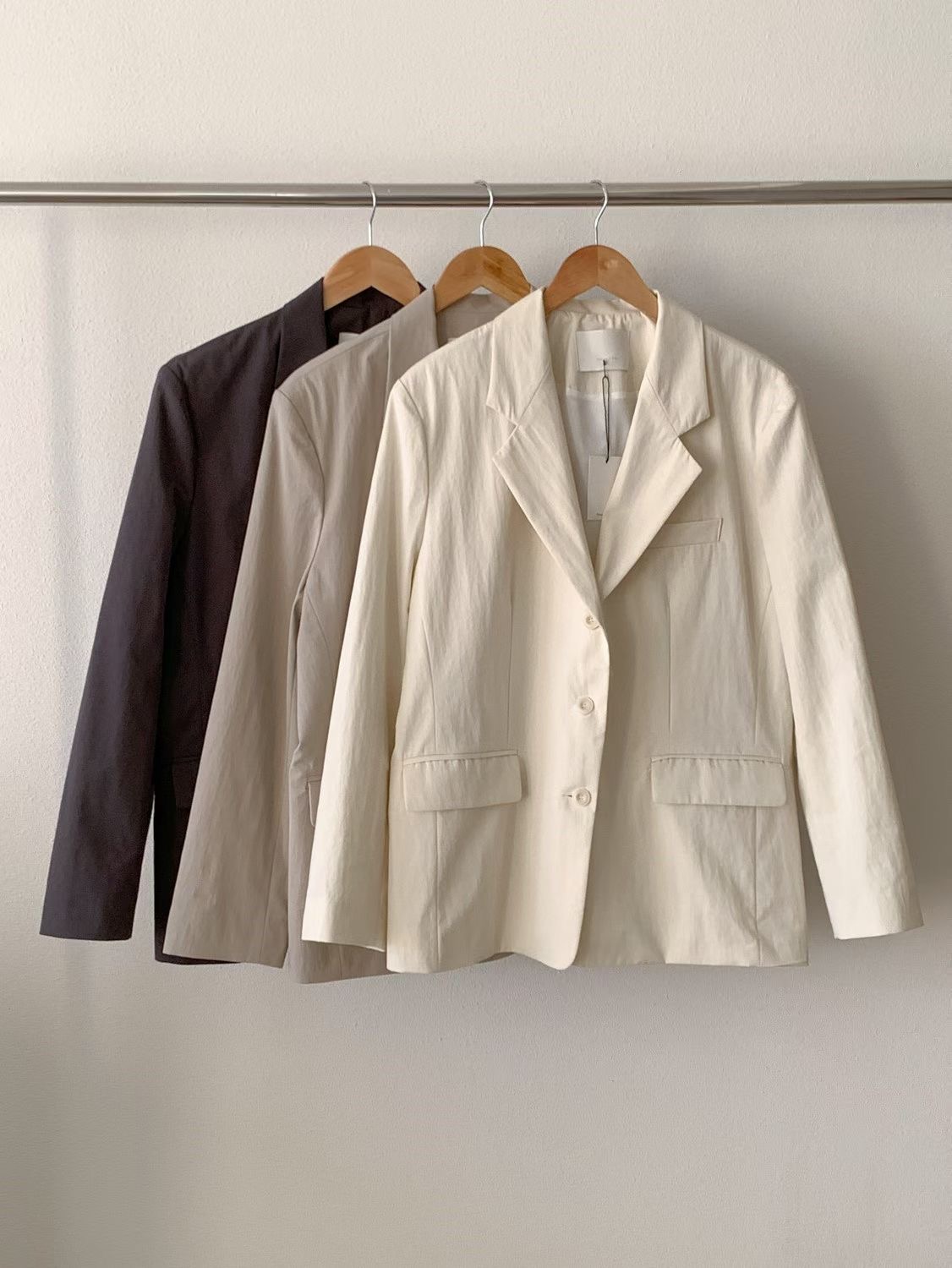 SUNDAY/FF韓國代購女裝新品時尚職業推薦26春夏熱賣夾克棉SUNDAY/FF夾克圖色2左二色