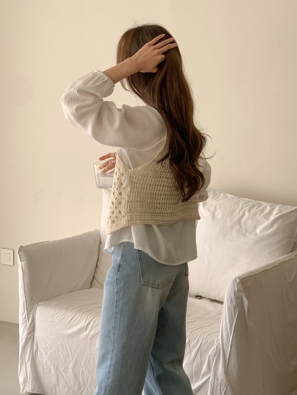 SUNDAY/FF韓國東大門直郵女士新品休閑26春夏推薦吊帶背心SUNDAY/FF吊帶/背心