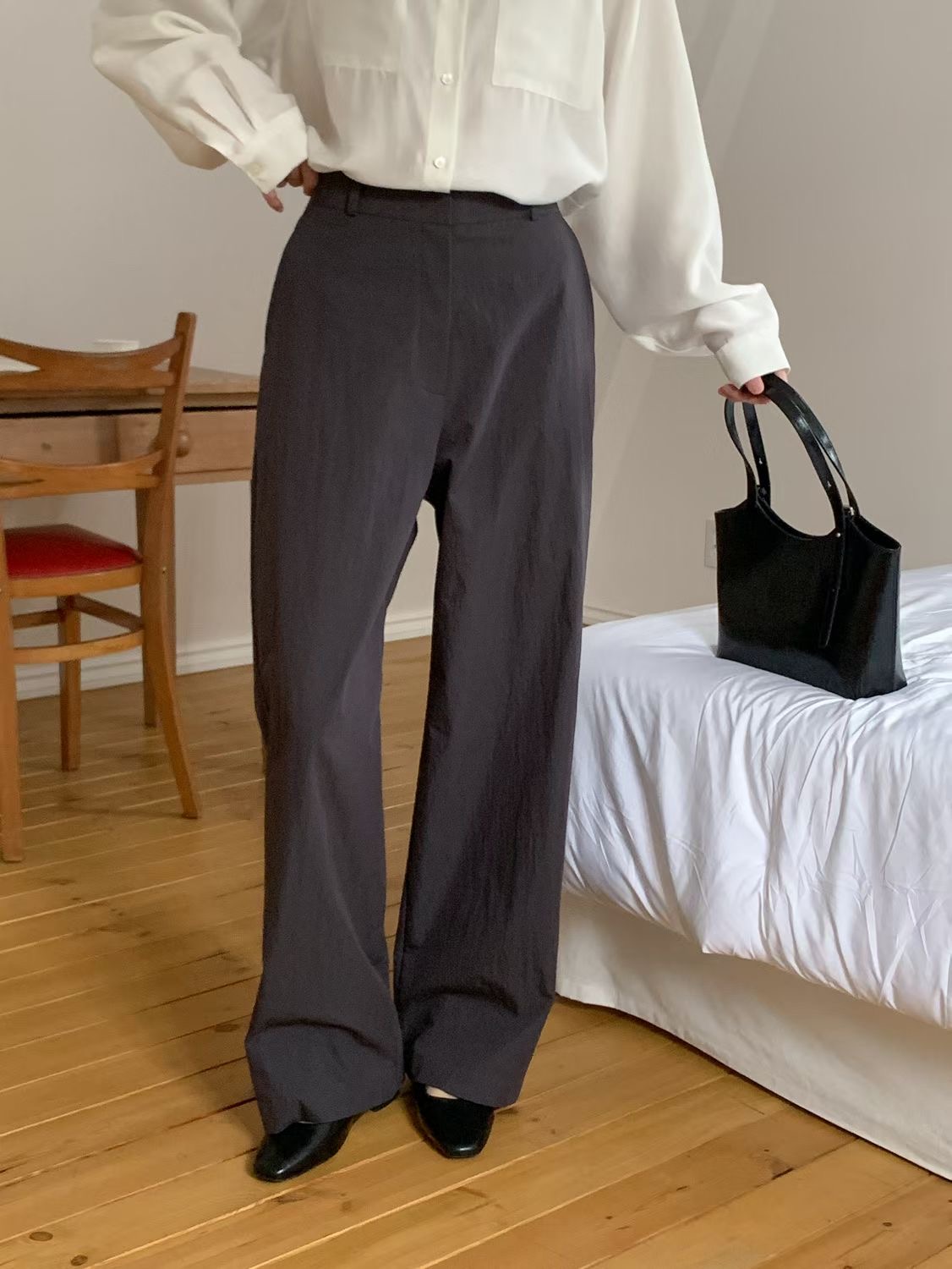 SUNDAY/FF韓國直郵實拍女士新款26春夏熱賣推薦時尚休閑褲SUNDAY/FF休閑褲圖色1