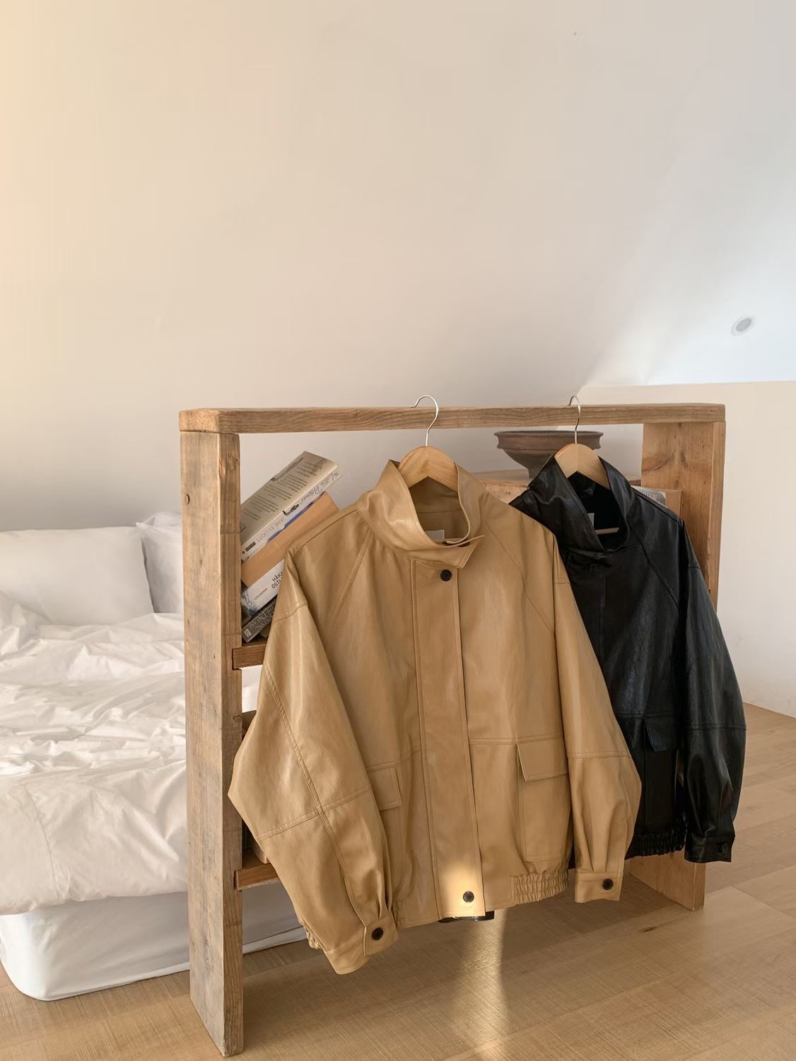 SUNDAY/FF韓國直郵女裝新品人氣職業26春夏時尚夾克皮革SUNDAY/FF夾克