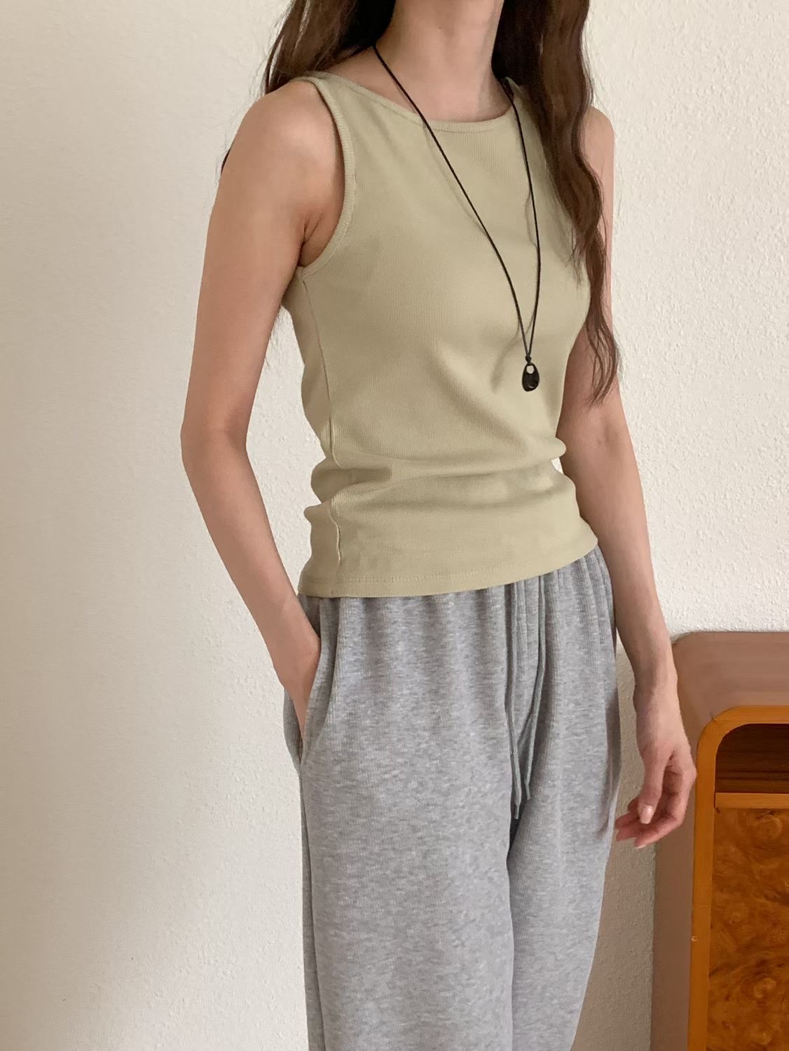 SUNDAY/FF韓國代購女士新款休閑人氣26春夏熱賣吊帶背心SUNDAY/FF吊帶/背心圖色4