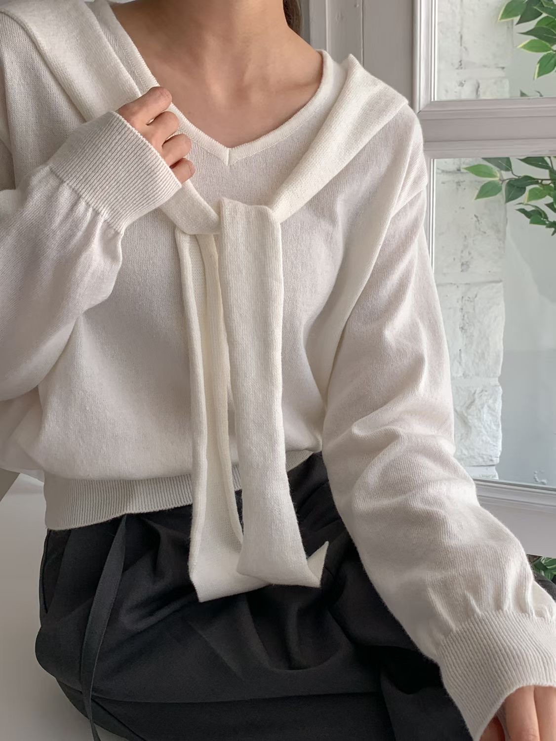 SUNDAY/FF韓國東大門代購女裝新品推薦職業人氣26春夏針織衫SUNDAY/FF針織衫