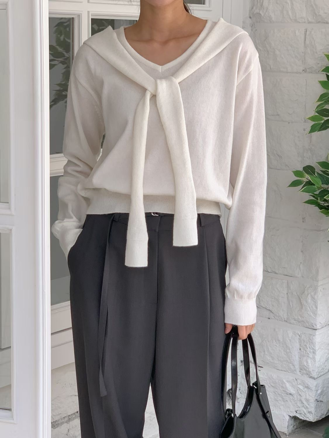 SUNDAY/FF韓國東大門代購女裝新品推薦職業人氣26春夏針織衫SUNDAY/FF針織衫圖色3