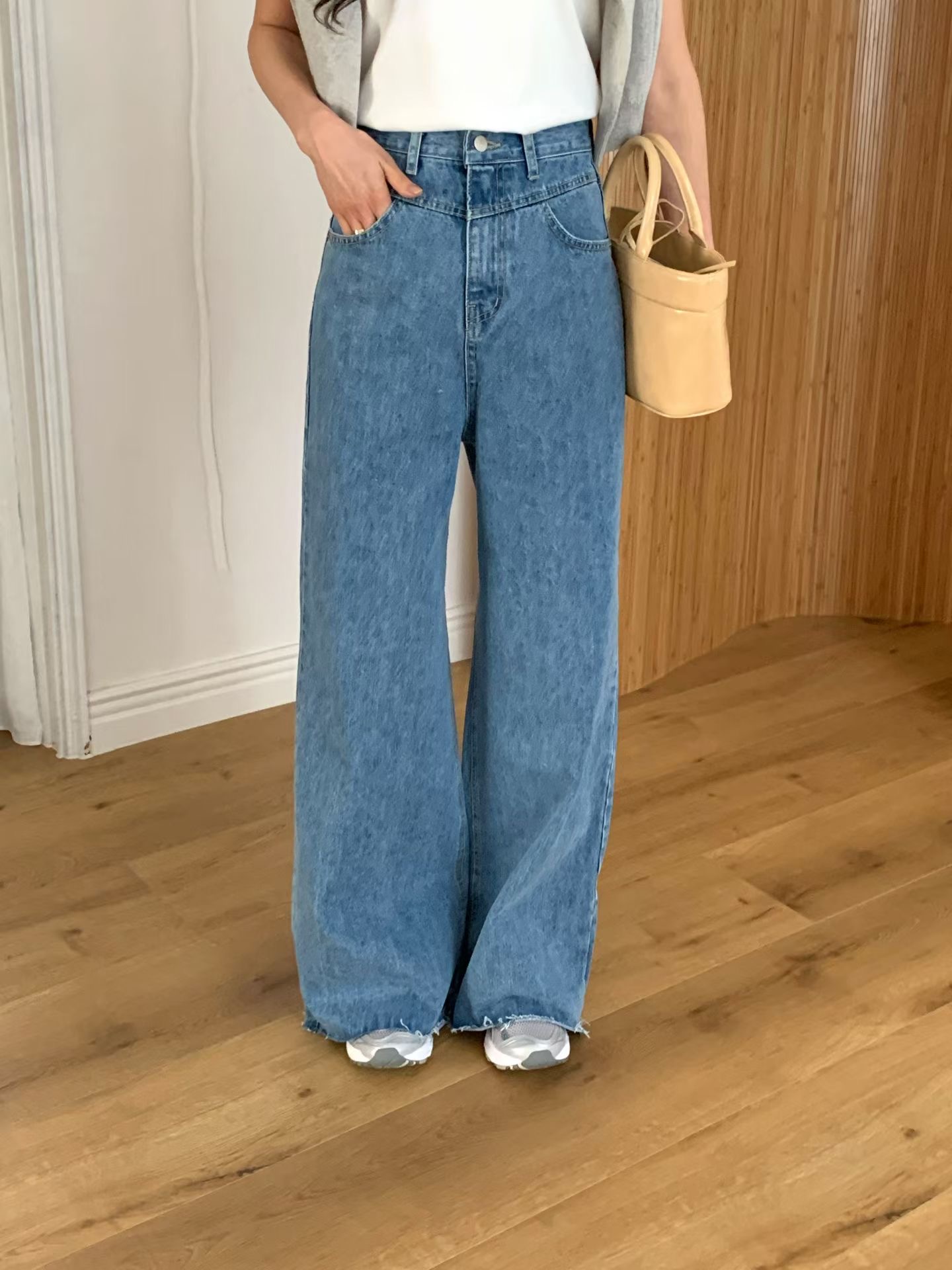 SUNDAY/FF韓國東大門代購女士新品熱賣人氣時尚推薦牛仔褲SUNDAY/FF牛仔褲