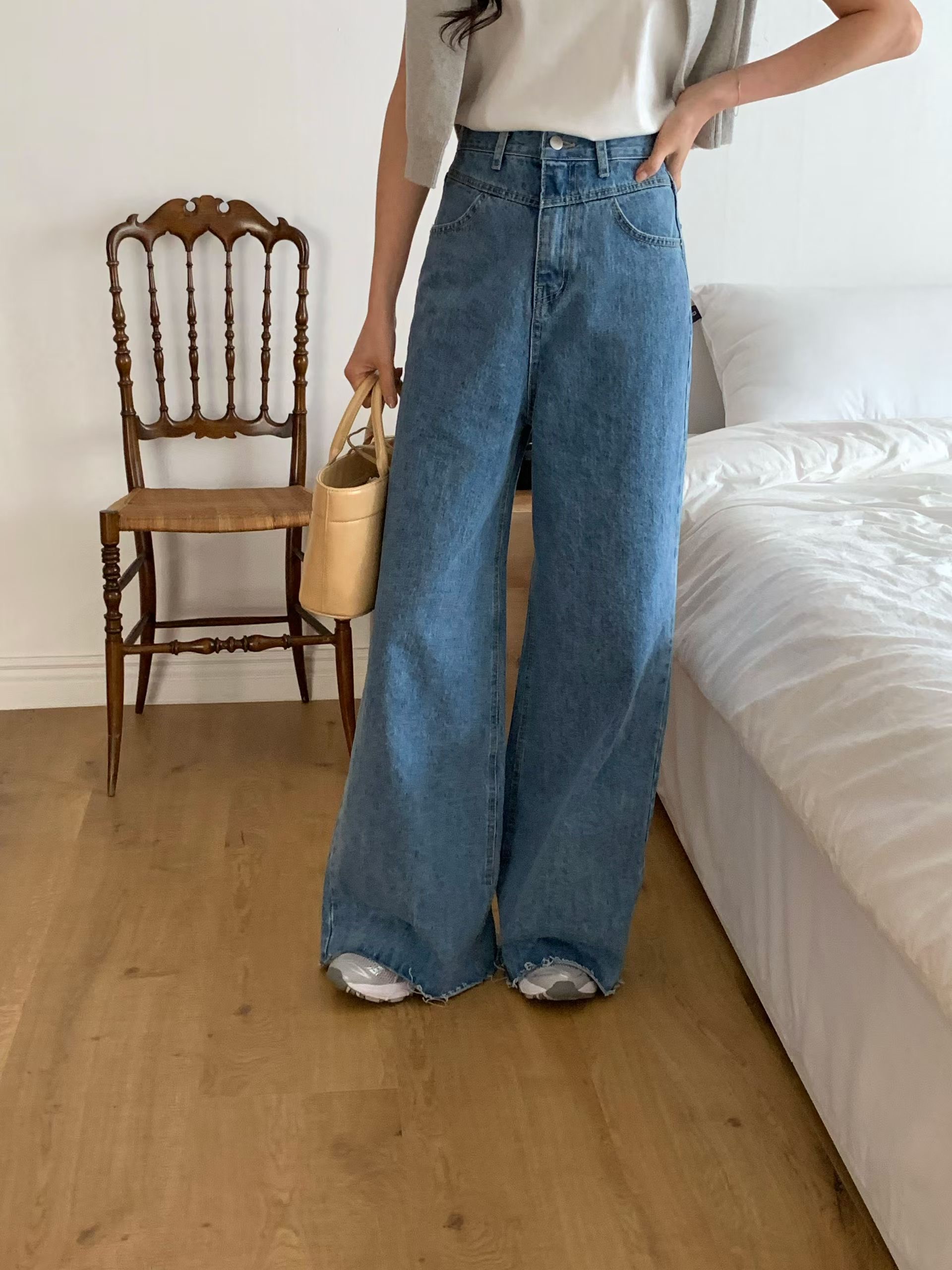 SUNDAY/FF韓國東大門代購女士新品熱賣人氣時尚推薦牛仔褲SUNDAY/FF牛仔褲