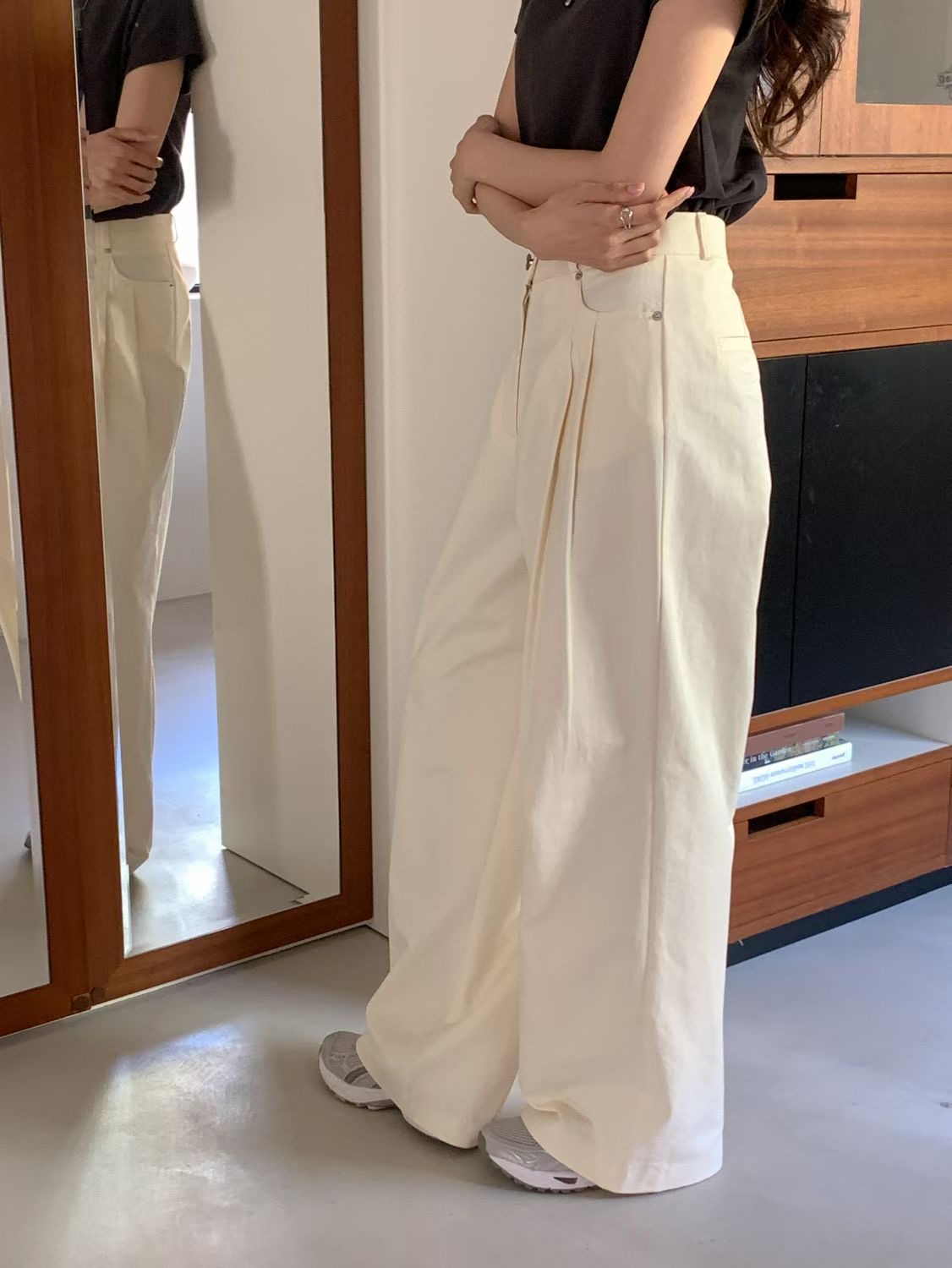 SUNDAY/FF韓國直郵實拍女裝新款時尚推薦職業26春夏休閑褲SUNDAY/FF休閑褲