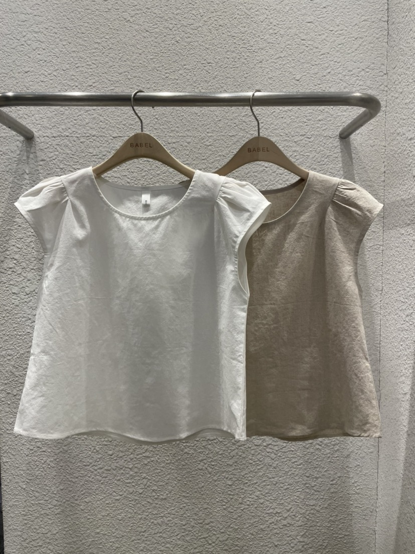 BABEL東大門實拍女士新品休閑熱賣26春夏襯衫蕾絲衫亞麻布BABEL襯衫/蕾絲衫