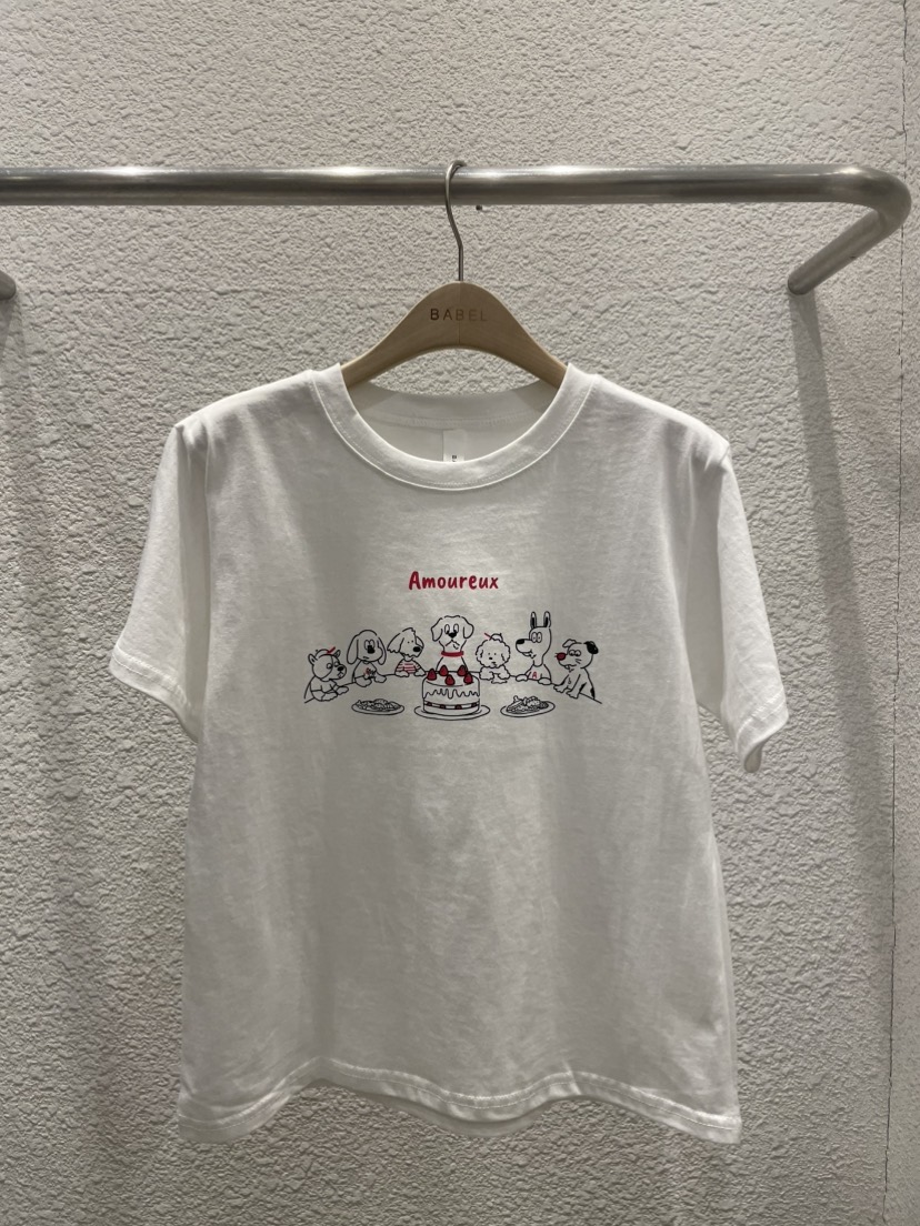 BABEL韓國代購女士新款26春夏職業人氣休閑時尚推薦熱賣T恤BABELT恤圖色2