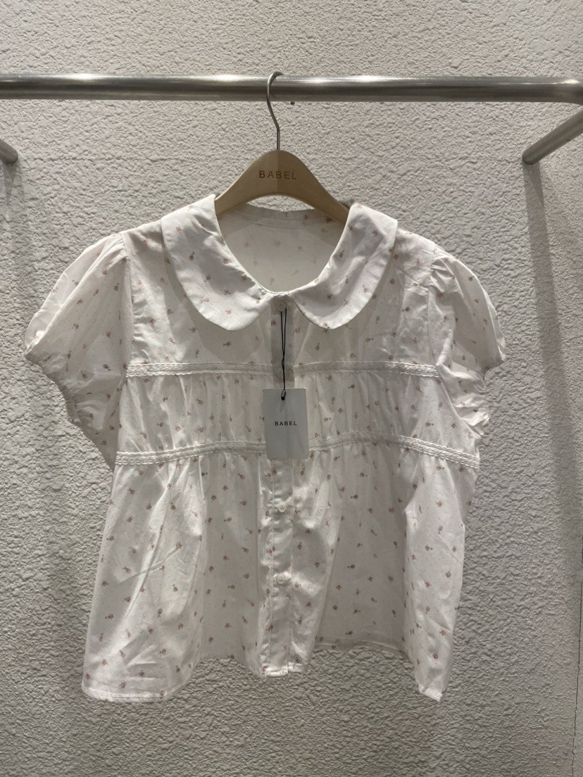 BABEL東大門直郵女士新款職業人氣熱賣推薦襯衫蕾絲衫褶皺BABEL襯衫/蕾絲衫圖色2