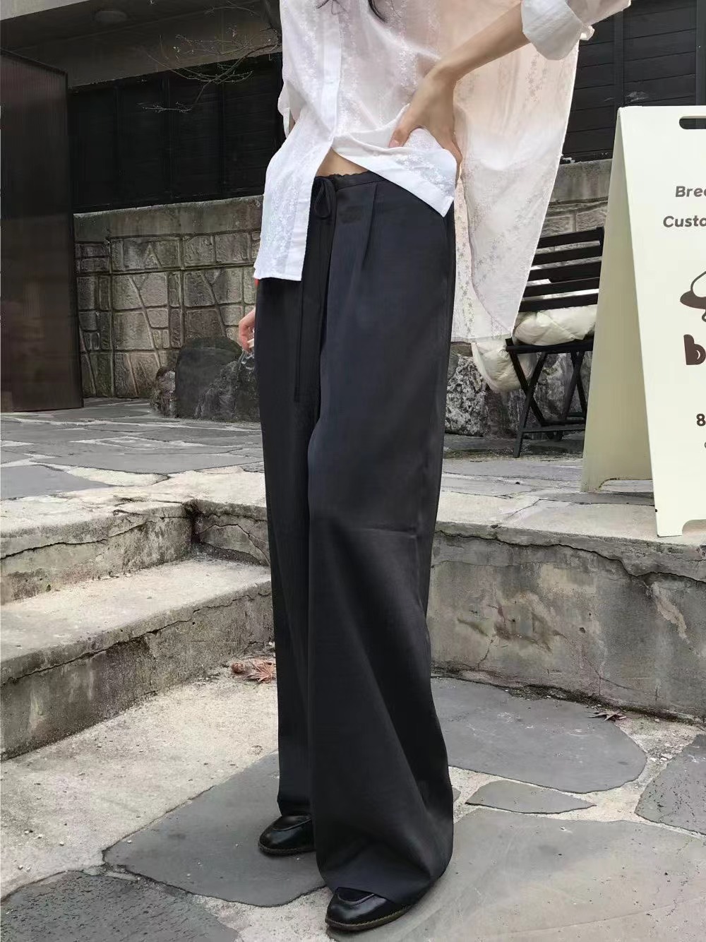 HOPPER/LAY OVER韓國直郵女士新款時尚推薦休閑職業休閑褲HOPPER/LAY OVER休閑褲