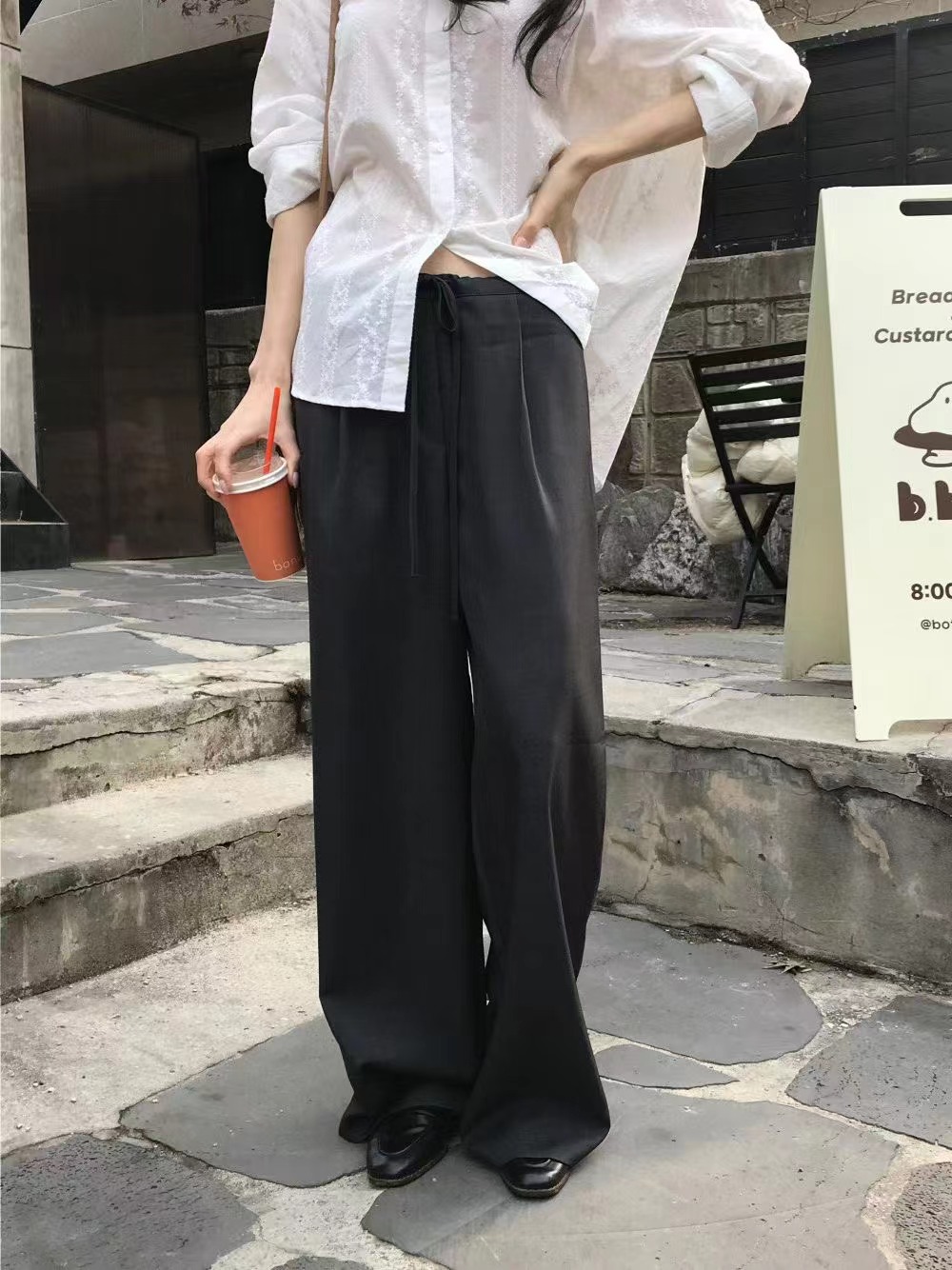 HOPPER/LAY OVER韓國直郵女士新款時尚推薦休閑職業休閑褲HOPPER/LAY OVER休閑褲圖色2