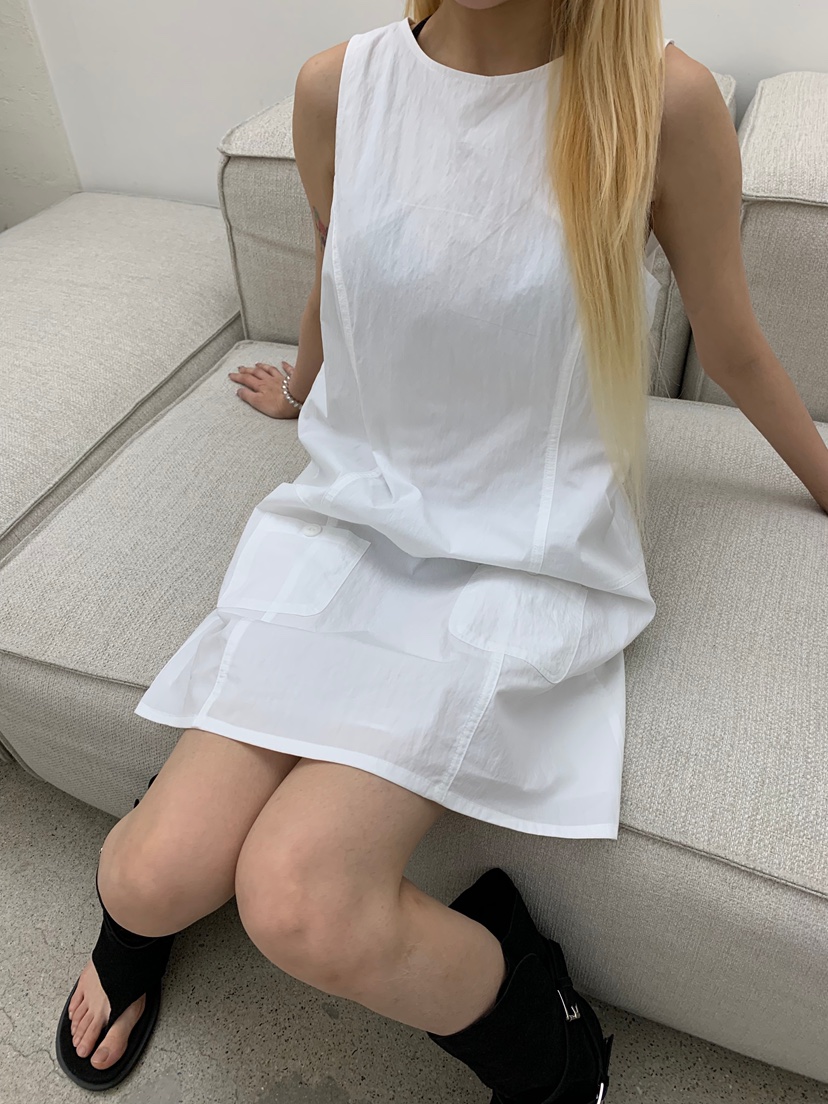 ZITTEN東大門代購女裝新品熱賣26春夏真品推薦連衣裙口袋ZITTEN連衣裙