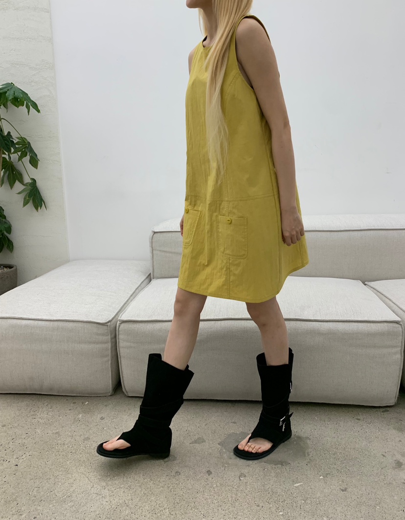 ZITTEN東大門代購女裝新品熱賣26春夏真品推薦連衣裙口袋ZITTEN連衣裙