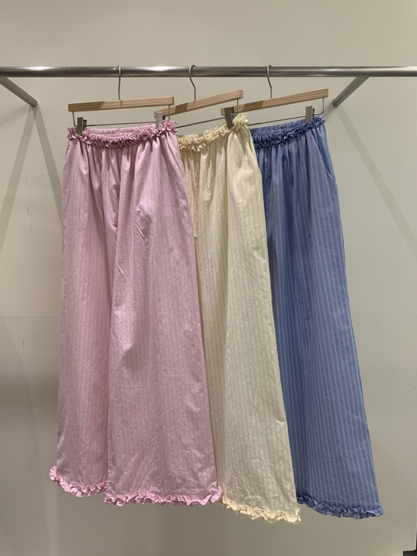 ZITTEN東大門實拍女裝新品26春夏推薦人氣真品休閑褲條紋ZITTEN休閑褲