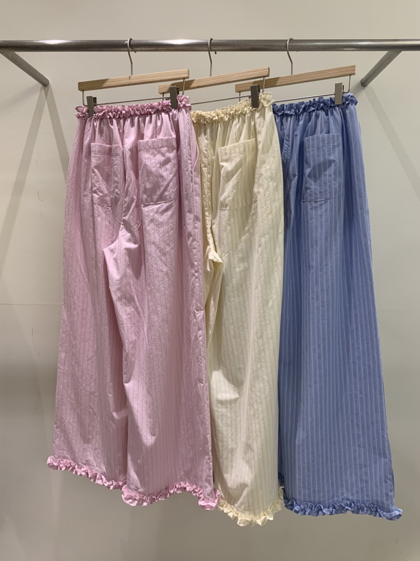 ZITTEN東大門實拍女裝新品26春夏推薦人氣真品休閑褲條紋ZITTEN休閑褲