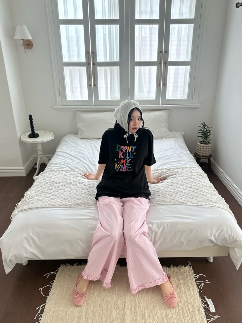 ZITTEN東大門實拍女裝新品26春夏推薦人氣真品休閑褲條紋ZITTEN休閑褲