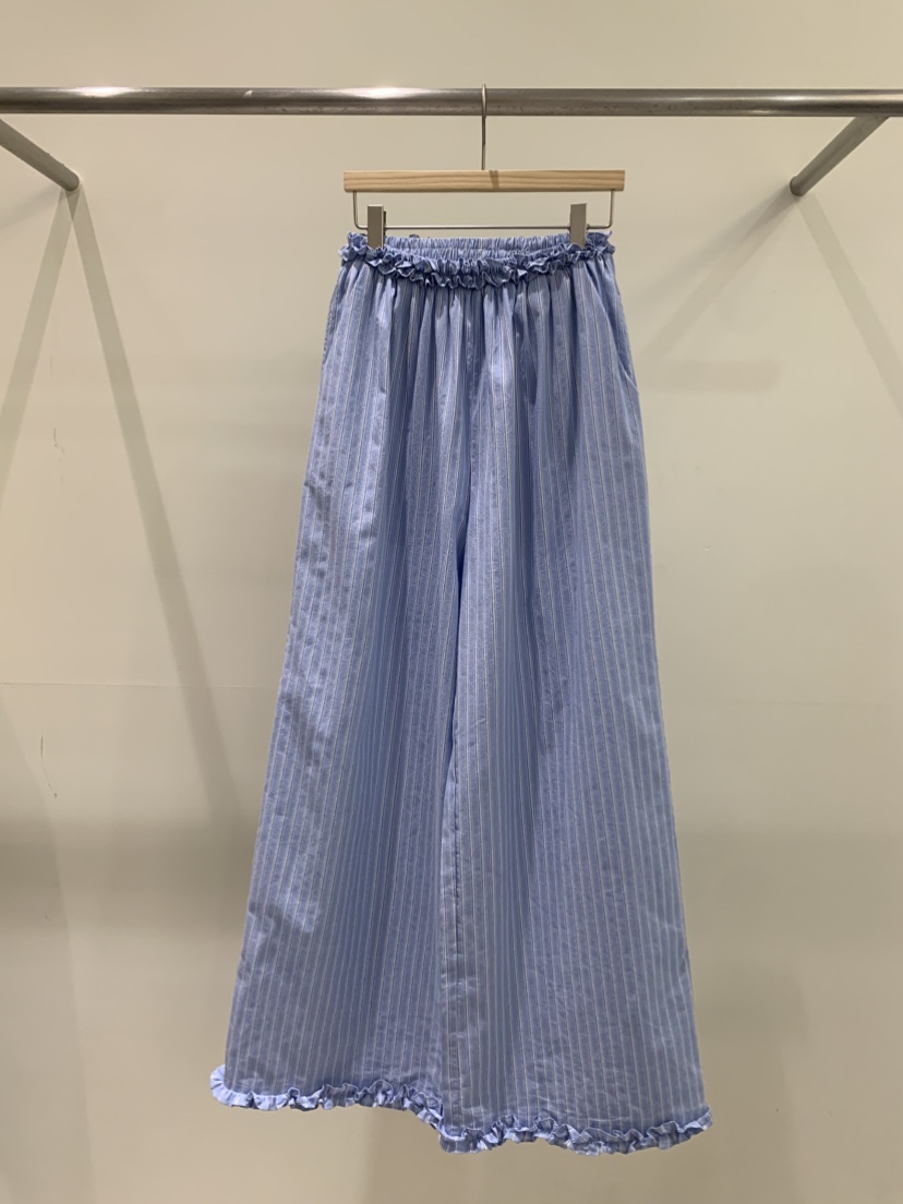 ZITTEN東大門實拍女裝新品26春夏推薦人氣真品休閑褲條紋ZITTEN休閑褲圖色2