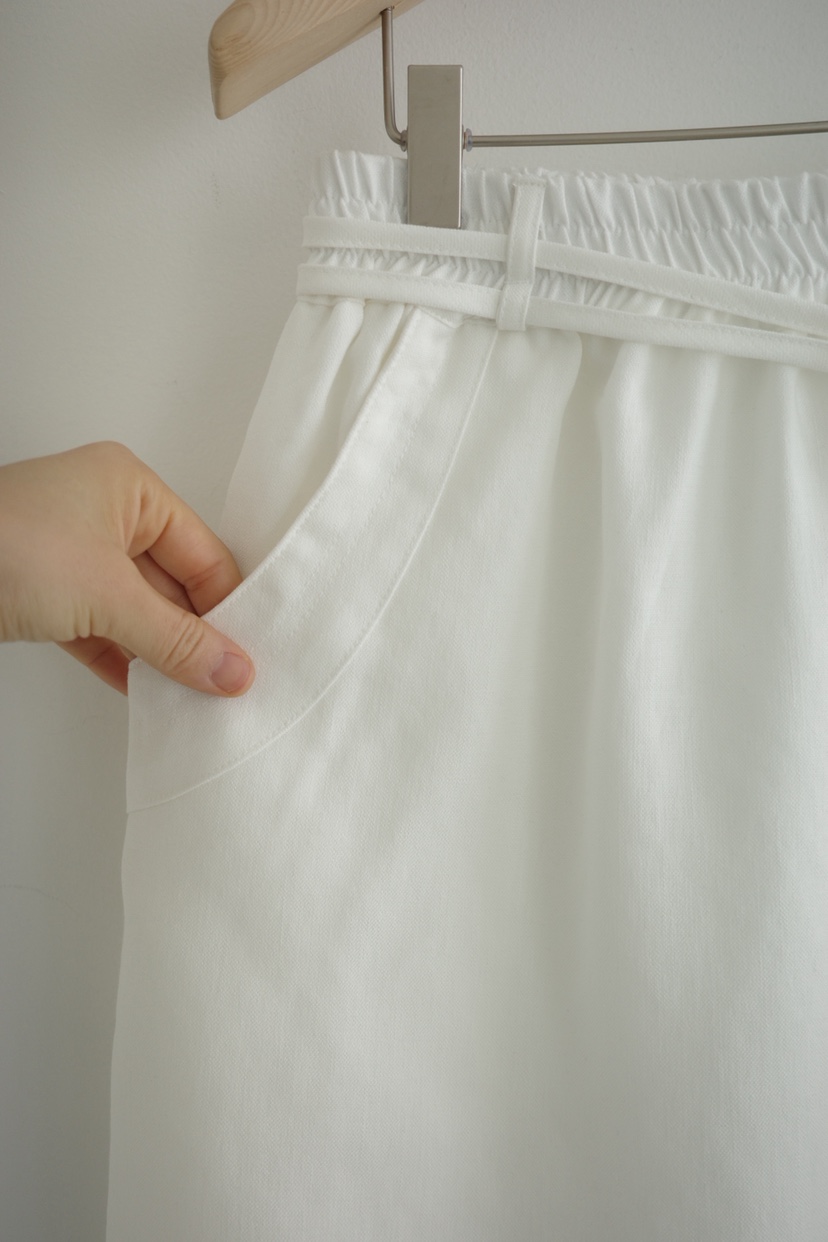 KERRY東大門直郵女士新款26春夏人氣真品休閑職業短裙亞麻KERRY短裙