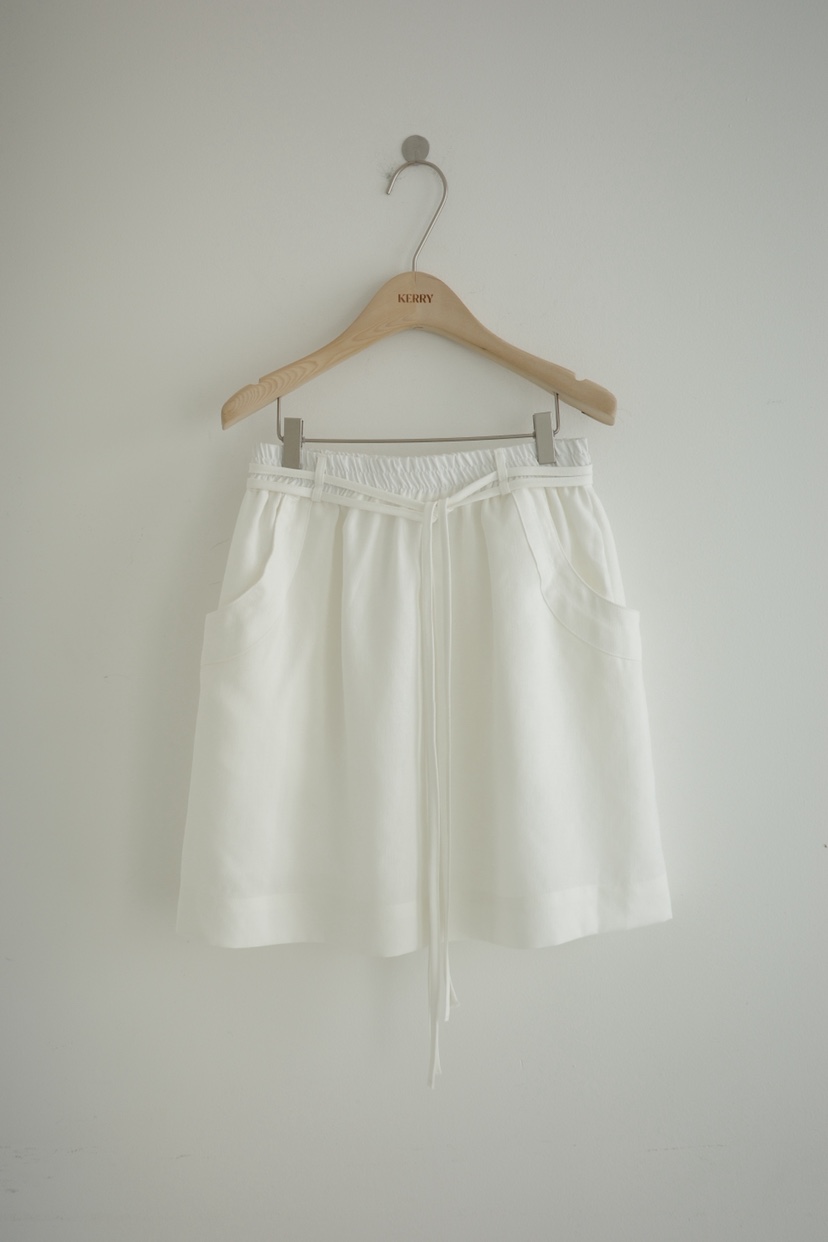 KERRY東大門直郵女士新款26春夏人氣真品休閑職業短裙亞麻KERRY短裙圖色1