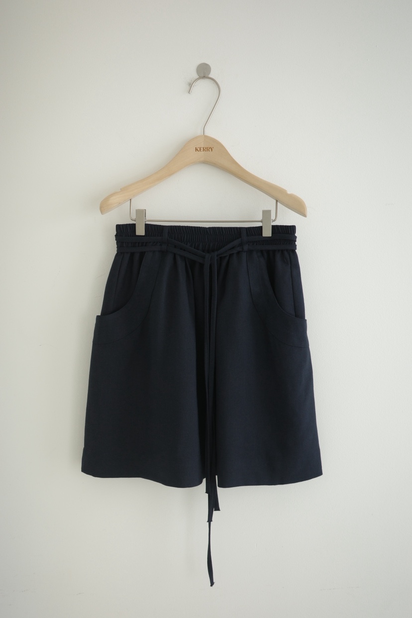 KERRY東大門直郵女士新款26春夏人氣真品休閑職業短裙亞麻KERRY短裙圖色2