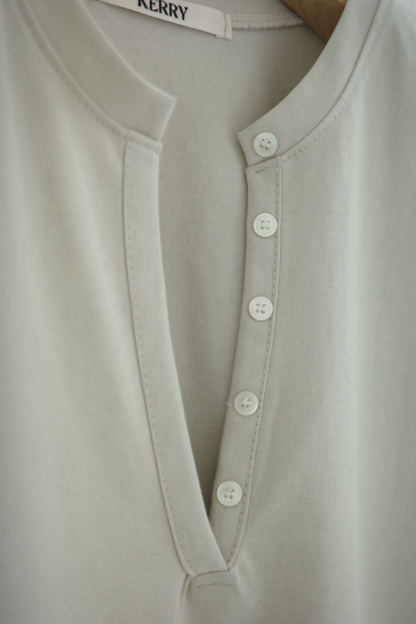 KERRY東大門實拍女士新品休閑26春夏人氣熱賣真品時尚T恤V領KERRYT恤