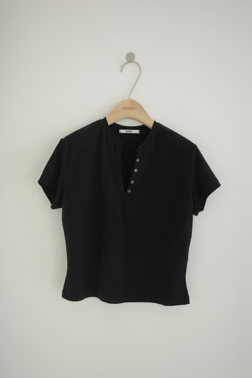 KERRY東大門實拍女士新品休閑26春夏人氣熱賣真品時尚T恤V領KERRYT恤圖色5
