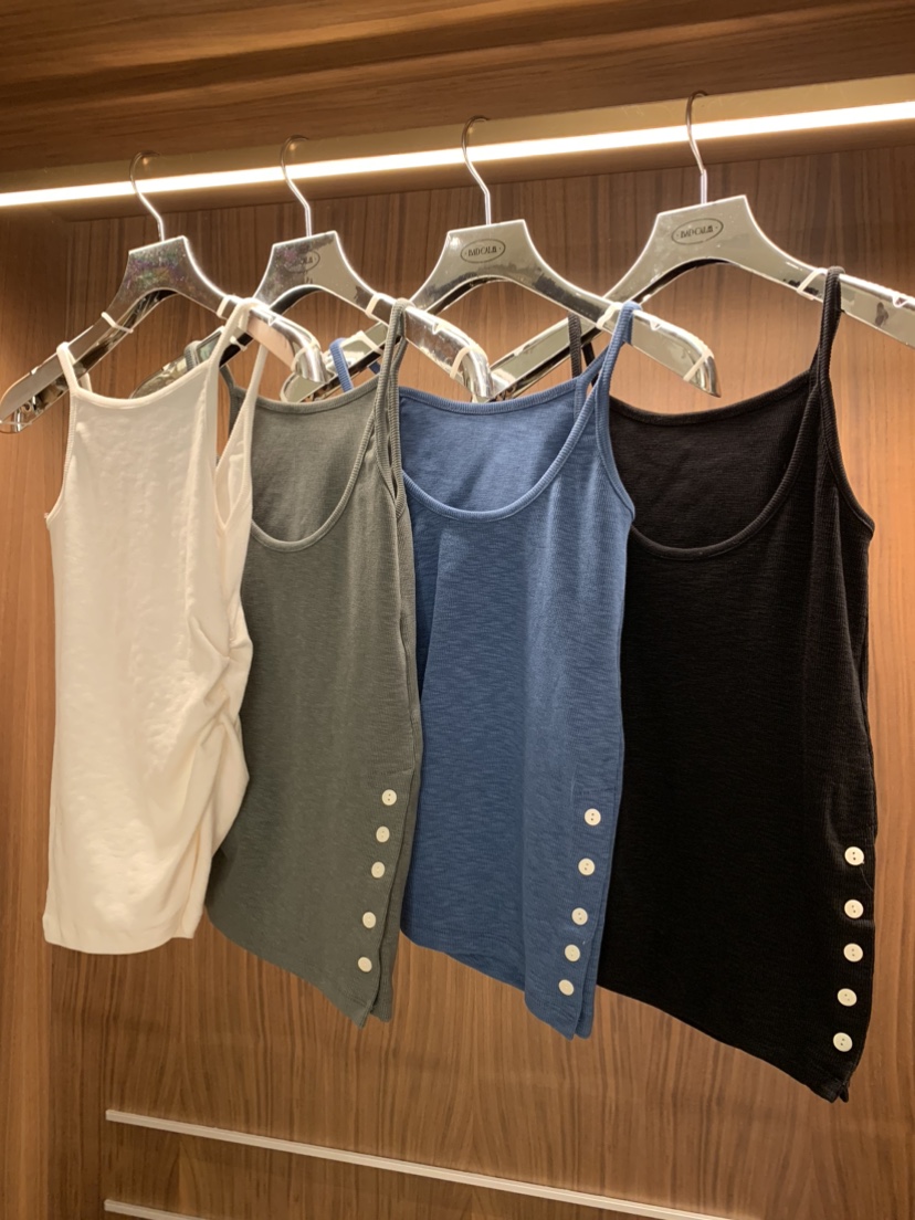 BADCALM東大門代購女裝新款人氣休閑真品吊帶背心不對稱雙面BADCALM吊帶/背心