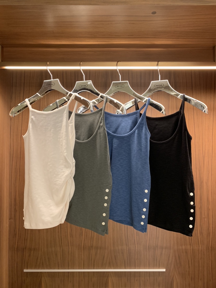 BADCALM東大門代購女裝新款人氣休閑真品吊帶背心不對稱雙面BADCALM吊帶/背心圖色3左三色