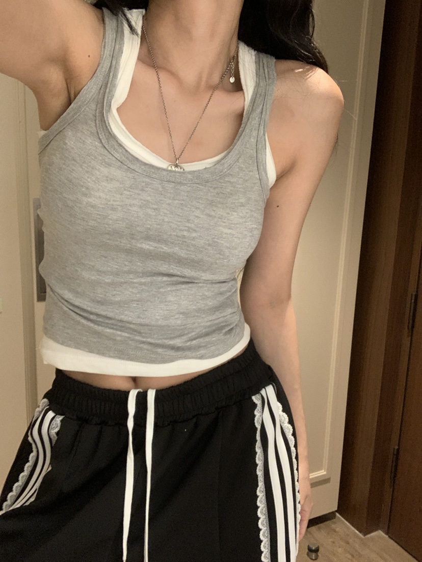 BADCALM東大門直郵女士新款真品推薦26春夏吊帶背心不含內搭BADCALM吊帶/背心圖色3