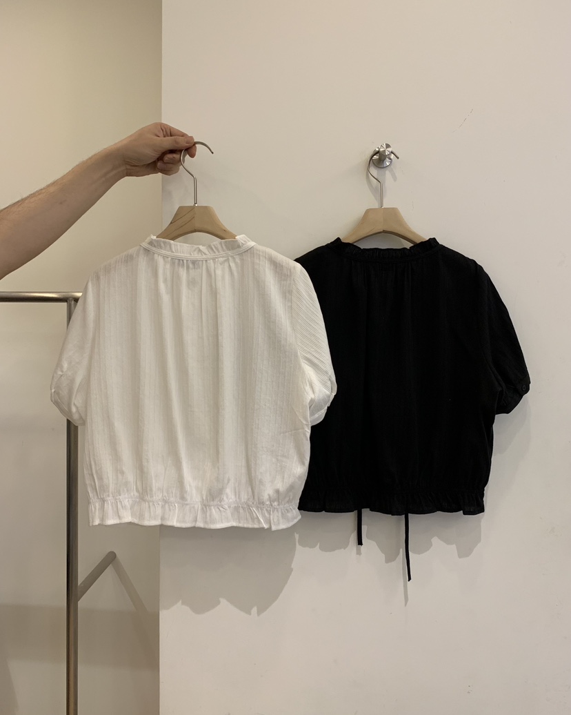 JUEDE東大門實拍女士新款26春夏襯衫蕾絲衫JUEDE襯衫/蕾絲衫