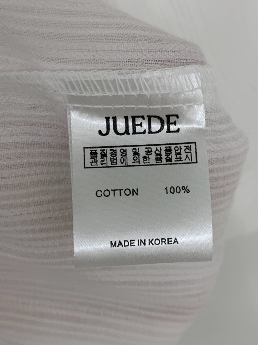 JUEDE東大門實拍女士新款26春夏襯衫蕾絲衫JUEDE襯衫/蕾絲衫