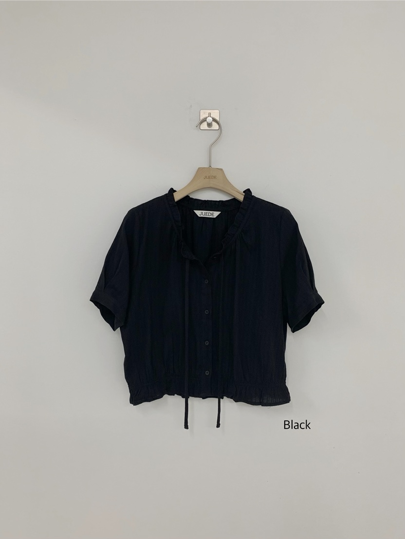 JUEDE東大門實拍女士新款26春夏襯衫蕾絲衫JUEDE襯衫/蕾絲衫圖色2