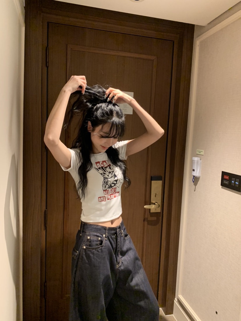 BADCALM韓國代購女裝新品26春夏熱賣真品休閑推薦人氣T恤BADCALMT恤