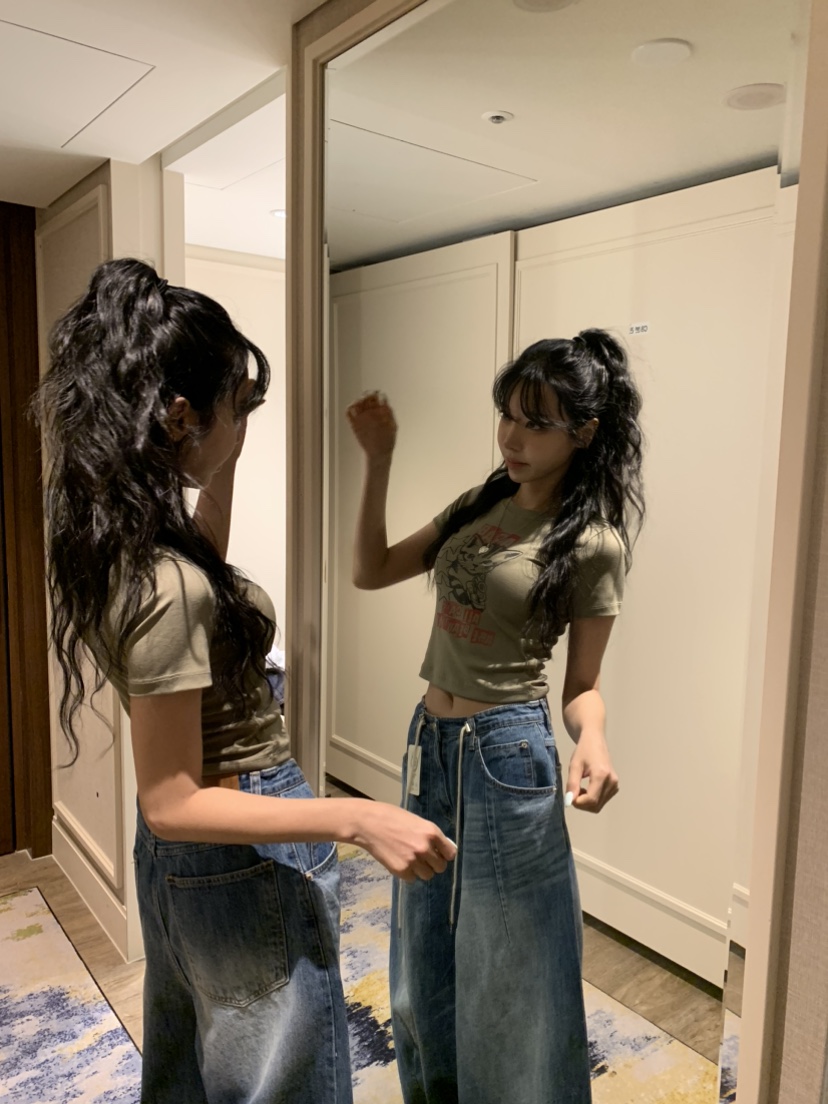 BADCALM韓國代購女裝新品26春夏熱賣真品休閑推薦人氣T恤BADCALMT恤