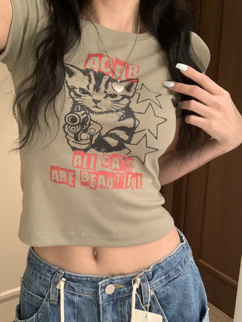 BADCALM韓國代購女裝新品26春夏熱賣真品休閑推薦人氣T恤BADCALMT恤圖色2