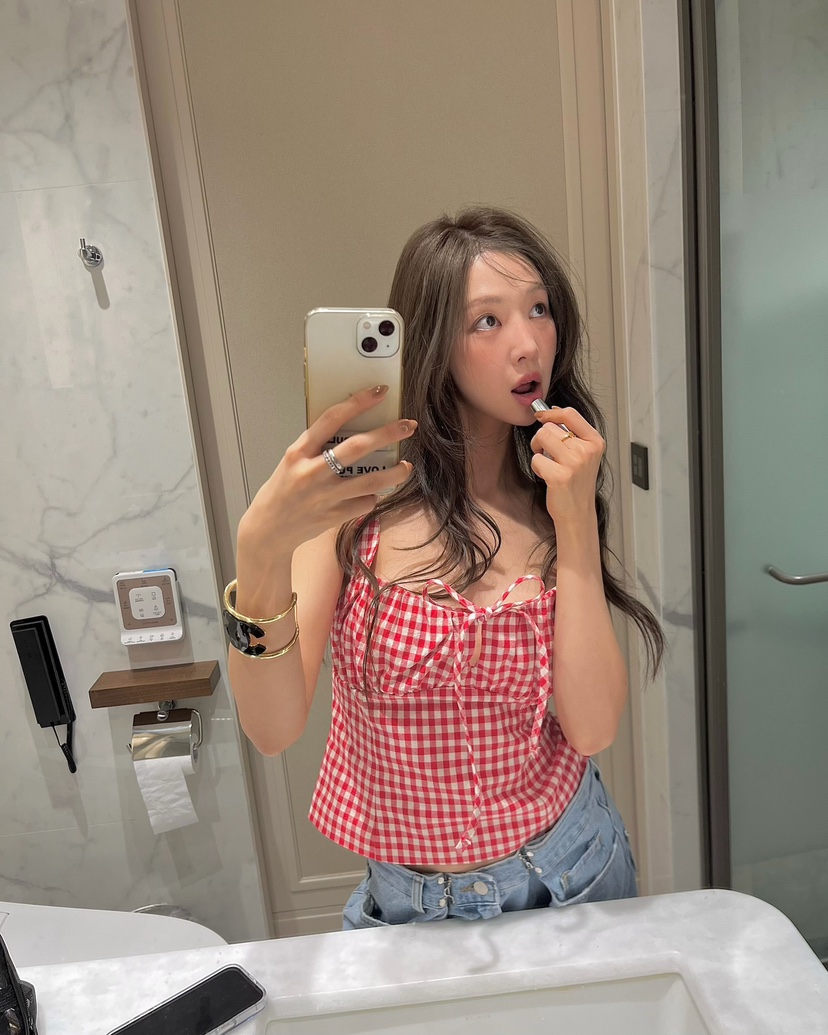 LOVE PULL韓國直郵女士新品職業26春夏時尚真品吊帶背心LOVE PULL吊帶/背心