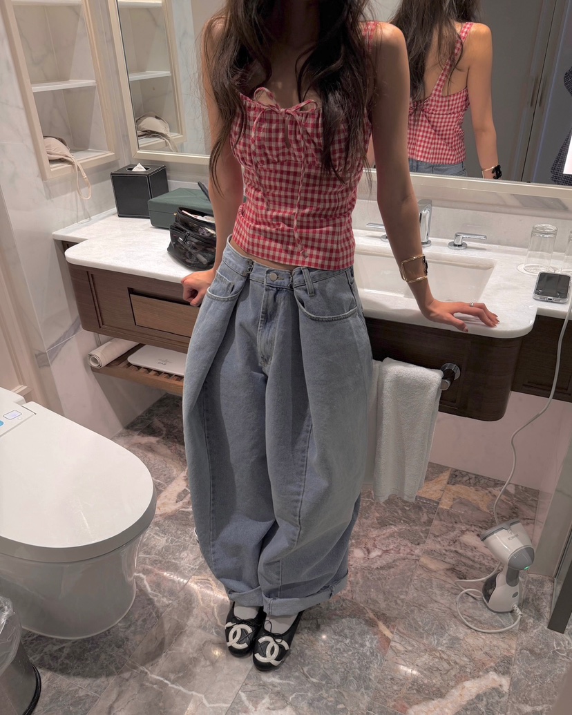 LOVE PULL韓國直郵女士新品職業26春夏時尚真品吊帶背心LOVE PULL吊帶/背心