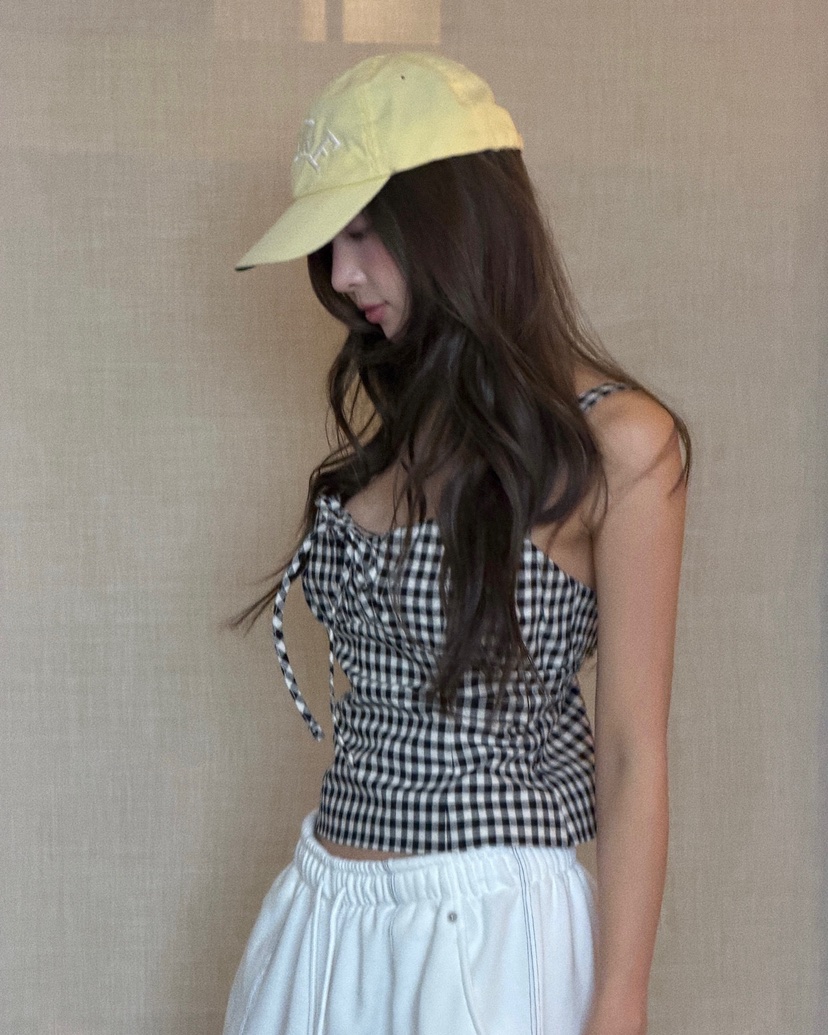 LOVE PULL韓國直郵女士新品職業26春夏時尚真品吊帶背心LOVE PULL吊帶/背心