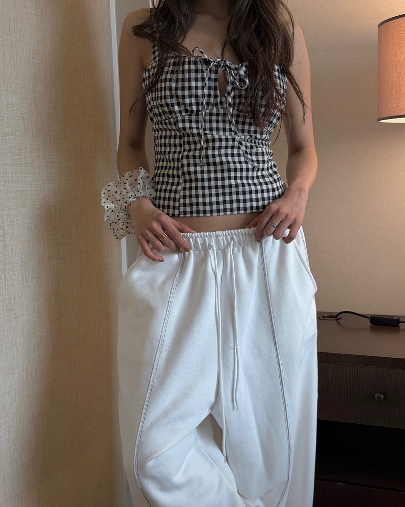 LOVE PULL韓國直郵女士新品職業26春夏時尚真品吊帶背心LOVE PULL吊帶/背心