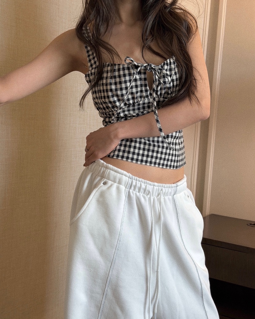 LOVE PULL韓國直郵女士新品職業26春夏時尚真品吊帶背心LOVE PULL吊帶/背心