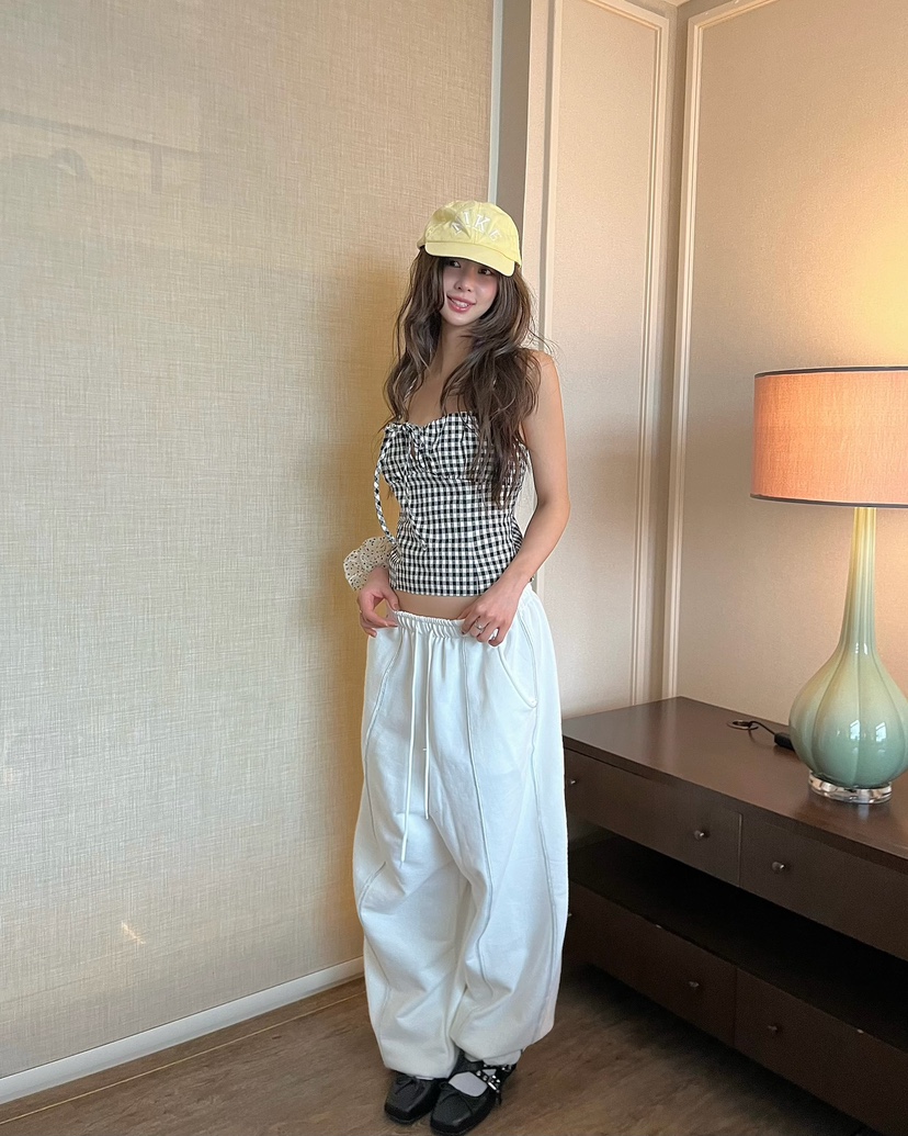 LOVE PULL韓國直郵女士新品職業26春夏時尚真品吊帶背心LOVE PULL吊帶/背心